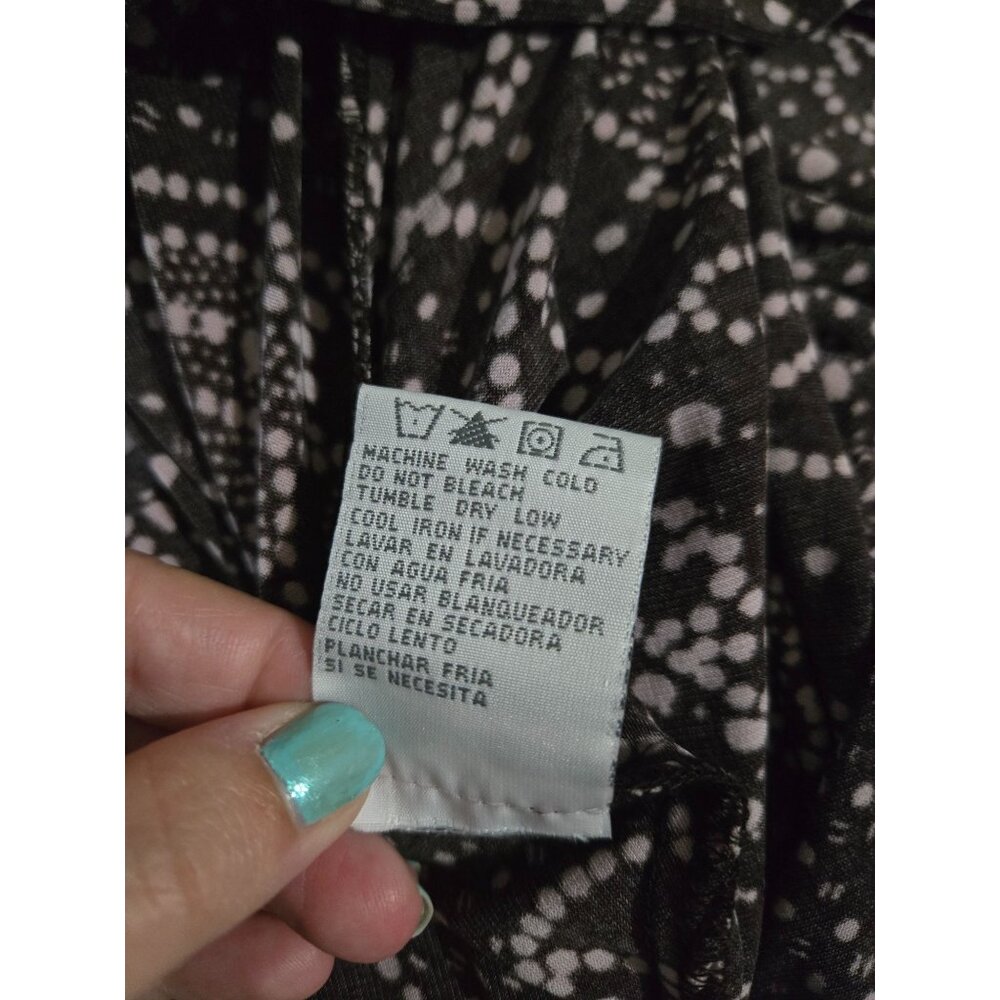 Dressbarn‎ Floral Faux Wrap Dress 10 Fairy Y2K Whimsical Stretch Boho Cottage - Picture 8 of 11